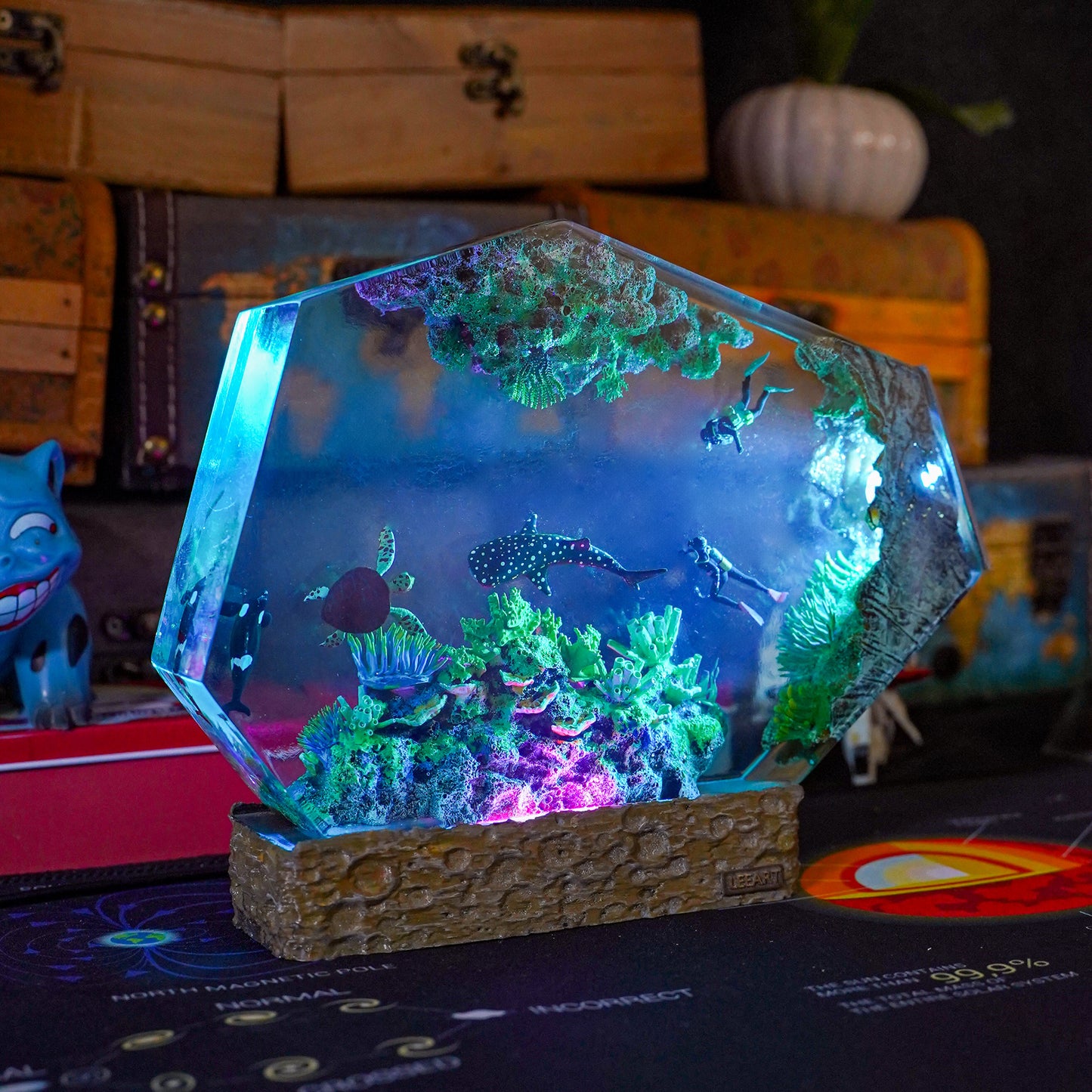 Coral Hexagon